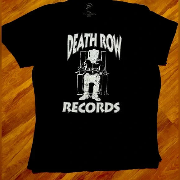 Death Row Records, Men’s Tshirt, XL, Black - Picture 1 of 1